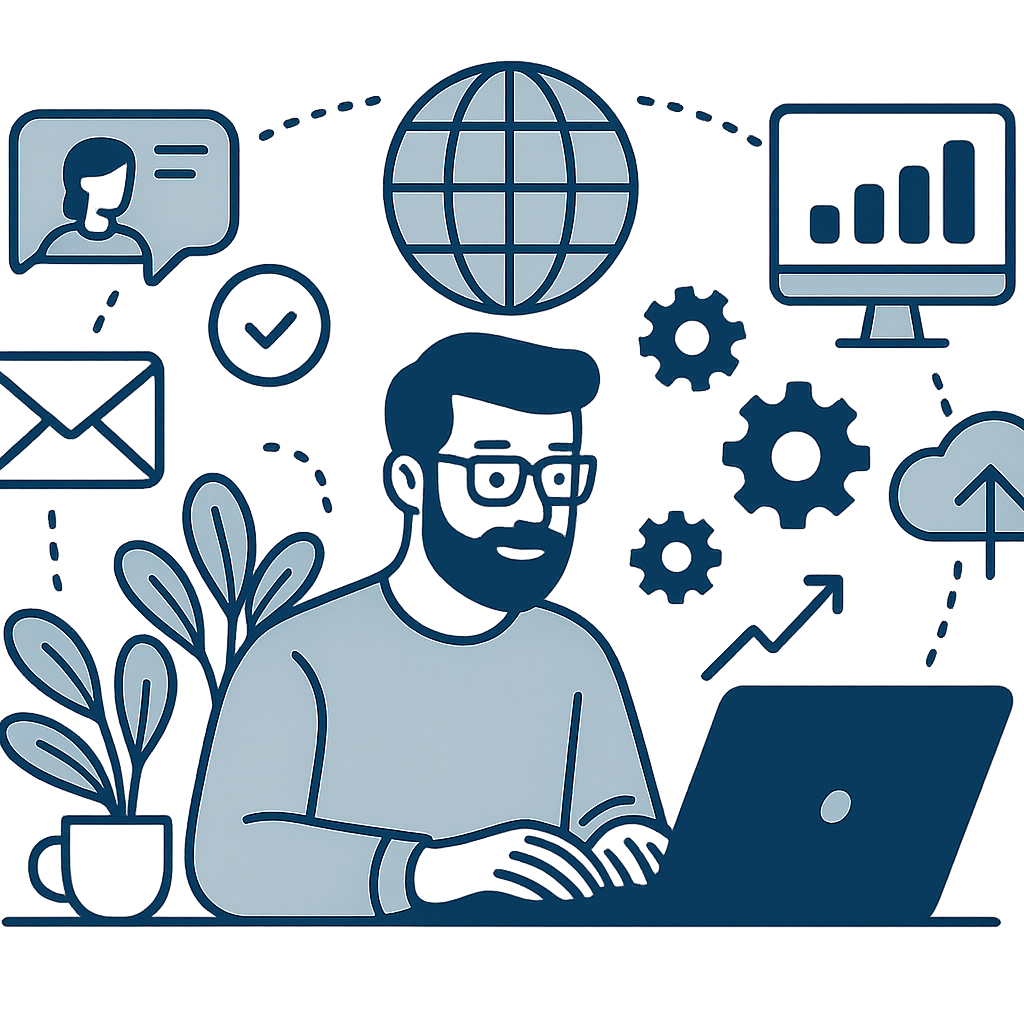 Digital Transformation Illustration